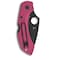 Spyderco 2024 Spyderco Dragonfly 2, Lightweight Pink, Plain Black Blade, Reveal 7 SPY-C28FPPNS30VBK2 - alternate 3